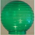 Polymer Products Polymer Products 3262-52630 Sphere 6 in. Etched Green Acrylic Festival Replacement Globe; Pack Of 6 3262-52630